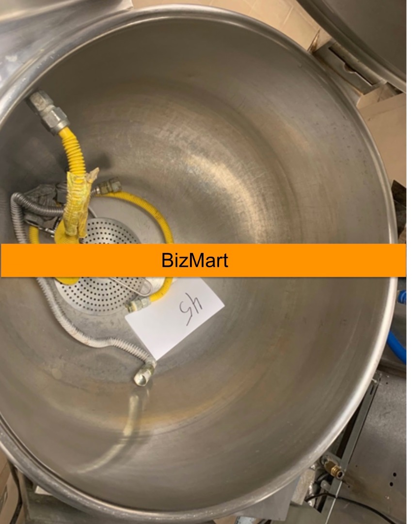 Used Cleveland KGL40T 40 Gallon Natural Gas Steam Jacketed Tilt Kettle