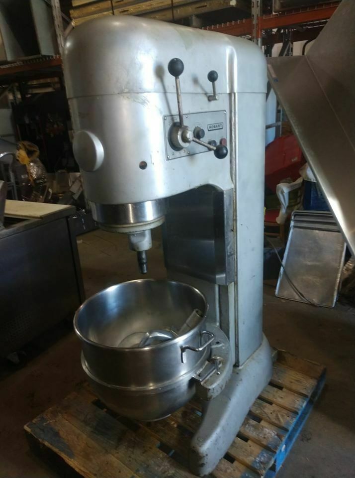 Used Hobart M802 80 Quart Mixer w/ Bowl & Paddlle / Single Phase