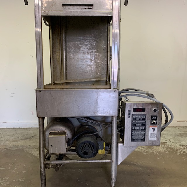 Used Hobart AM14T High Temp Pass Through Dishwasher & 1 Dish Table