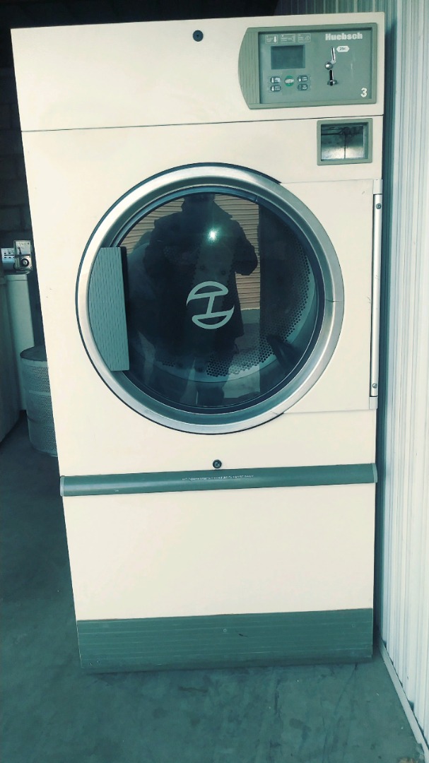 Used Huebsch 35Pound JT0350SRG Single Commercial Gas Coin Dryer