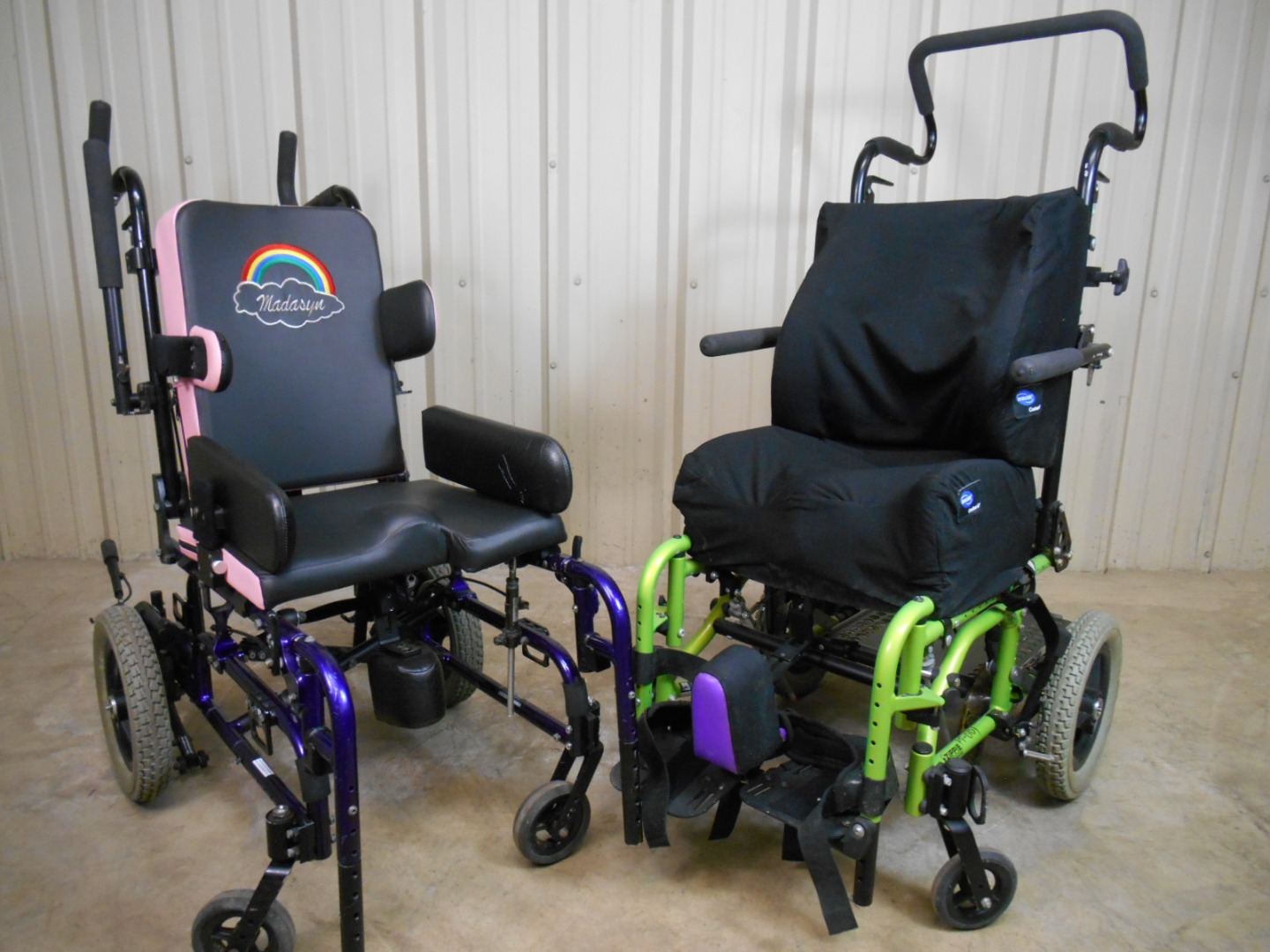 Used 2 Child Wheelchairs Zippie by Quickie / Gizmo by Freedom Designs PLUS