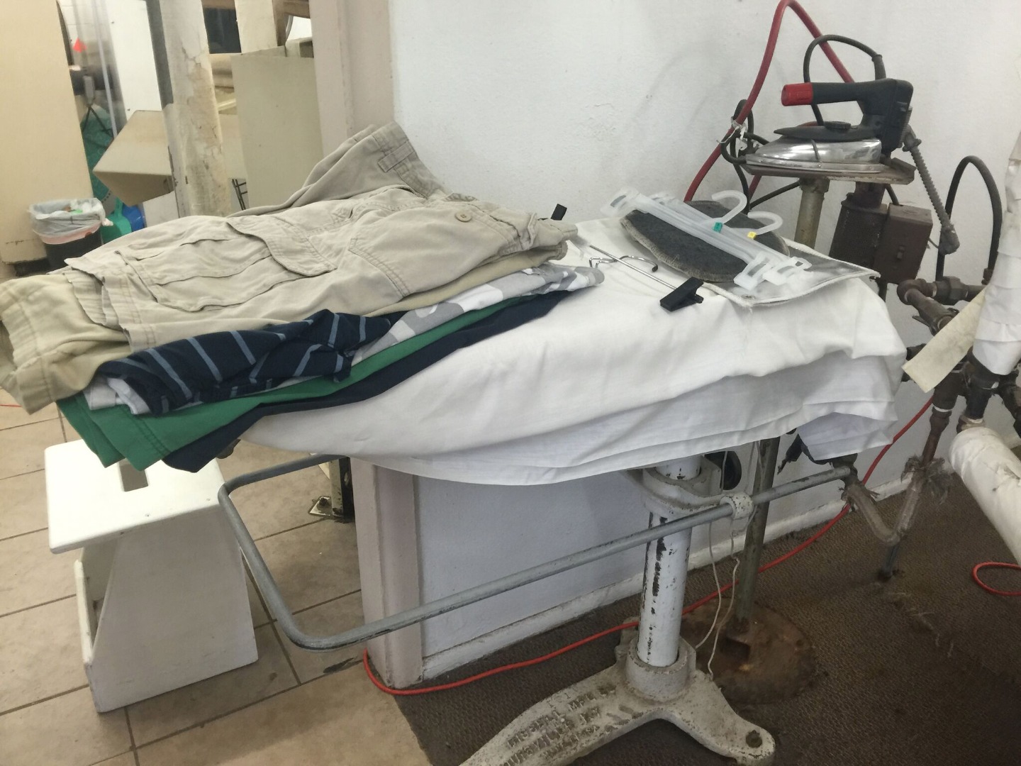 Used Cissell Spotting Finishing Laundry Dry Cleaning Board