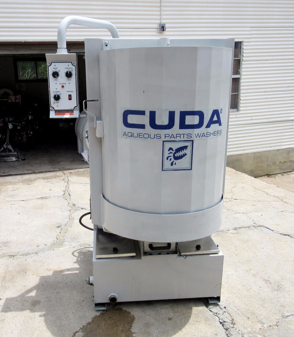 Used Cuda H2o 2530 230 Volt Single Phase 40 Gallon Parts Washer Only 81 Hours