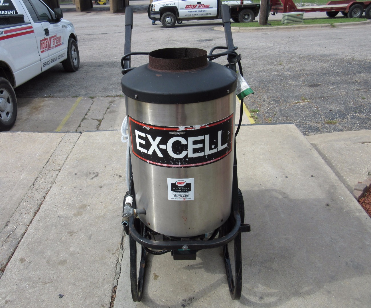 Used Excell 1003VSWA Hot Water Diesel 3GPM 1000PSI Pressure Washer