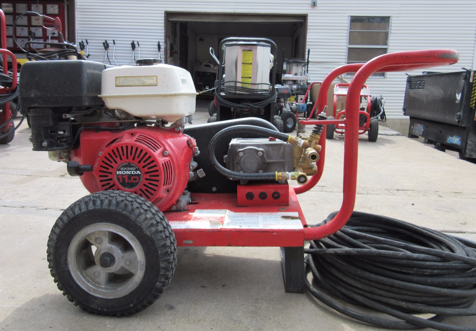 Used Hotsy Shark 445 Cold Water Gas 4GPM 2500PSI Pressure Washer
