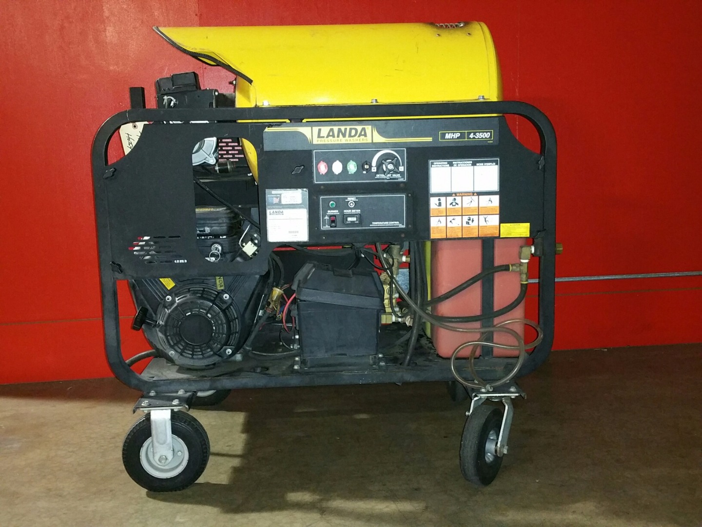 used-landa-mhp4-hot-water-diesel-3-8gpm-3500psi-pressure-washer