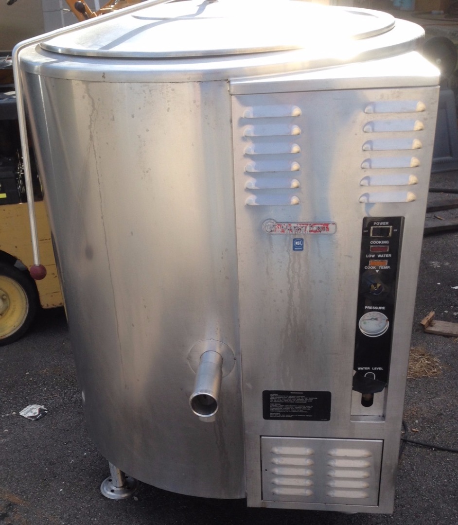 Used Market F 60 GL 60 Quart Gas Jacketed Steam Kettle W/ Draw