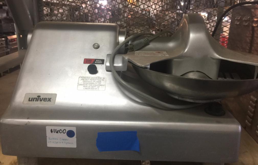 Used Univex BC14 Bowl Cutter / Buffalo Chopper 14" Bowl