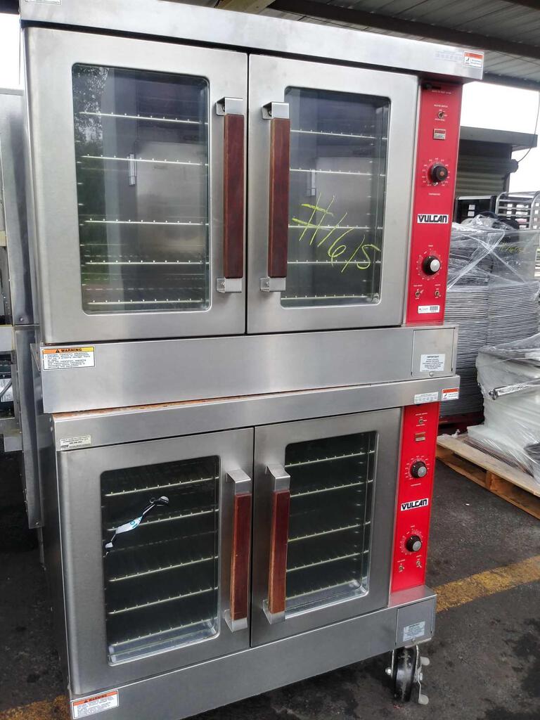Used Vulcan VC4ED Double Stack Electric Full Size Convection Oven