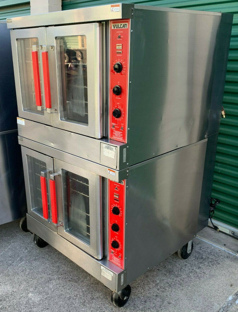 Used Vulcan VC4GD Gas Double Stack Full Size Convection Oven